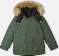 Куртка-пуховик унисекс Reima Reimatec+ Serkku р.128 зеленый 5100106A-8510