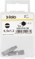 Біта Felo SL6,5x25 мм 2 шт. 02061036 Біта Felo SL6,5x25 мм 2 шт. 02061036