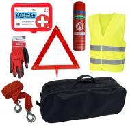 Сумка-набор автомобилиста Poputchik универсальный с ВВПА черный