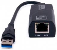 Перехідник EXTRADIGITAL Ethernet - USB 3.0 чорний (KBV1733)