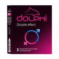 Презервативы Dolphi Double effect 3 шт.