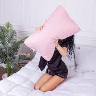 Подушка ортопедическая №4240 Satin Stripe 30-0007 Pink Memory foam MirSon 58x40x10,5 см розовый