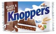 Вафли Knoppers Black & White с лесным орехом 200 г