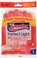 Перчатки латексные SPONTEX PERFECT LIGHT стандартные крепкие р. L 2 пар/уп.