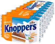 Вафлі Knoppers з начинкою з арахісу 200 г