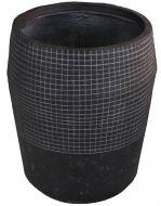 Кашпо Engard Пуату круглий 154 л темно-сірий (GA76-2)