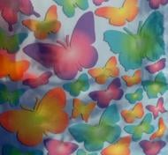 Декоративна наліпка Наш Декупаж Кольорові метелики 2 аркуші 340х430 мм