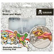 Подкладка настольная раскраска силиконовая 30х40 см tokidoki TK22-424 KITE