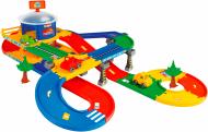 Игровой набор Wader Kid Cars Гараж с дорогой 3D 5,5 м 53130
