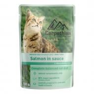 Корм для котів Carpathian Pet Food лосось в соусі 100 г