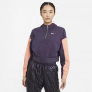 Джемпер Nike W NSW ICN CLSH HOODIE QZ MIX CZ8164-573 р. M фиолетовый