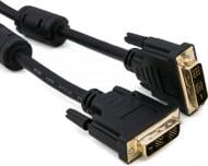 Кабель EXTRADIGITAL DVI-D Single Link 28 AWG PVC 2xFerrites 3 м черный (KBD1638)
