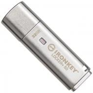 Флеш-память Kingston IronKey Locker+ 50 32 ГБ USB 3.2 silver (IKLP50/32GB)