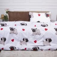 Комплект постельного белья MirSon Ranforce Elite 17-0566 Pug-dog мульти