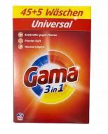 Пральний порошок для машинного та ручного прання Gama 3в1 універсальний 3,25 кг