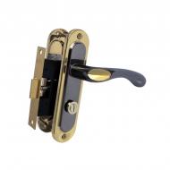 Ручка на планке Bruno 910K6 PZ 62 мм золотой/никель