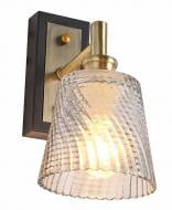 Светильник настенный Sensio 40 Вт E14 бронза/черный HU-B-074602-1