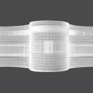 Тасьма 15.50.200.3 прозора 1:2 хвиля 50 мм 2 ряди петель Magam