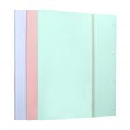 Папка з файлами EB02912 мiкс А3 40ф Macaron на гумцi блакитний Deli