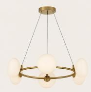 Светильник подвесной Sensio 6x5 Вт /G9 белый/латунь HU-C-074675-6