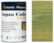 Лазур Bionic House лесуюча універсальна Aqua Color UV protect смарагд шовковистий мат 0,8 л