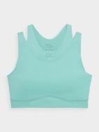 Бра 4F SPORT BRA 4FAW22USBAF055-35S р.XS бирюзовый