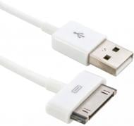 Кабель EXTRADIGITAL USB to Apple 30-pin 28 AWG 1 м белый (KBD1650)