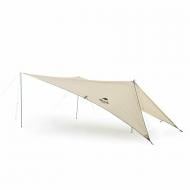 Тент Naturehike для кемпинга Car Rear Canopy NH21TM001, 590*340 см, золотой (с тремя стойками) gold