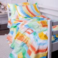 Комплект постельного белья MirSon 143х210 см Kids Time 17-0577 Summer paint Бязь разноцветный