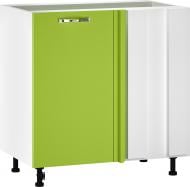 Тумба нижняя угловая МС Варшава 80х82х49,6 см, лайм Грейд