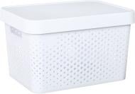 Контейнер для хранения Curver 229153 белый Infinity 17 л белый ажурный 220x360x270 мм