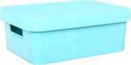 Контейнер для хранения Curver 229247 бирюзовый Infinity 11 л бирюзовый 140x360x270 мм