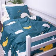 Комплект постільної білизни MirSon 143х210 см Kids Time 22-1219 Whale Сатин різнокольоровий Комплект постільної білизни MirSon 143х210 см Kids Time 22-1219 Whale Сатин різнокольоровий