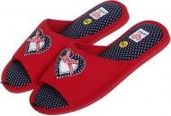 Тапки домашние Gemelli Бьюти р. 39 красный с синим