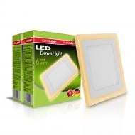 Світильник точковий Eurolamp Downlight Orange S 2 шт./уп. 6 Вт 4000 К помаранчевий