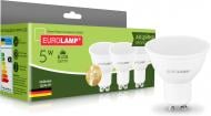 Лампа светодиодная Eurolamp MLP-LED-SMD-05104(3) 3шт./уп. 5 Вт MR16 матовая GU10 220 В 4000 К