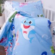 Комплект постельного белья MirSon Kids Time 17-0521 Sharks blue мульти