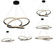 Люстра подвесная Sensio LED ORBIT 1x73 Вт черный DK6385-500
