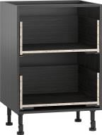 Тумба нижняя Грейд Оптимум с двумя ящиками полного открытия V-6 600x870x522 мм дуб карбон