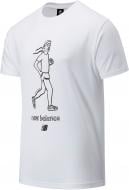Футболка New Balance MT03521WT р.L белый Футболка New Balance MT03521WT р.L белый