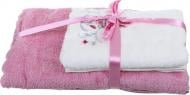 Набор полотенец Monica 2 шт. розовый/ белый La Nuit