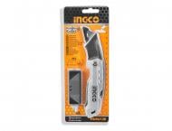 Нож раскладной INGCO 5 лезвий трапеция SK5 HUK6236