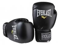 Боксерские перчатки EasyFit р. 12 EF-0370-12 черный с белым