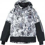 Куртка гірськолижна для хлопчиків Reima Reimatec Moskuvaara р.122 чорно-білий 531557B-0111
