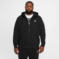 Джемпер Nike M NSW CLUB HOODIE FZ BB BV2645-010 р.L черный