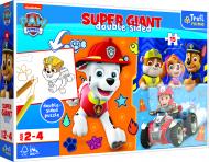 Пазл Trefl Super Giant Paw Patrol 15 ел. Зустрічайте PAW Patrol 42001