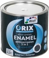 Емаль Atoll ORIX COLOR 3 в 1 RAL 7045 сірий глянець 2 л