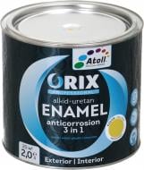 Эмаль Atoll ORIX COLOR 3 в 1 RAL 1003 желтый глянец 2 л