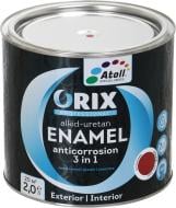 Емаль Atoll ORIX COLOR 3 в 1 RAL 3002 червоний глянець 2 л