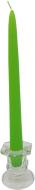 Свічка конусна світло-зелена 22х240 мм 4шт. Pako-If